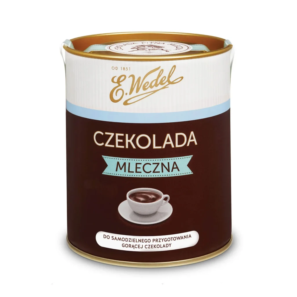 Gorąca czekolada Wedel mleczna do samodzielnego przygotowania w domu – idealny prezent dla mamy lub na parapetówkę