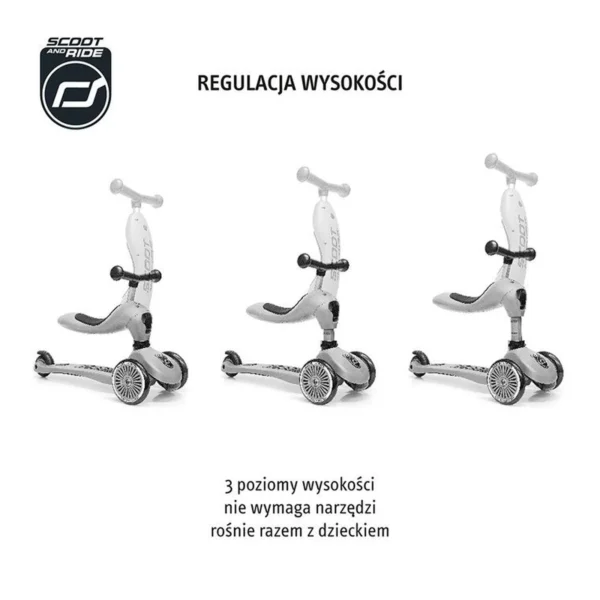 2w1 rower biegowy i hulajnoga Scoot and Ride