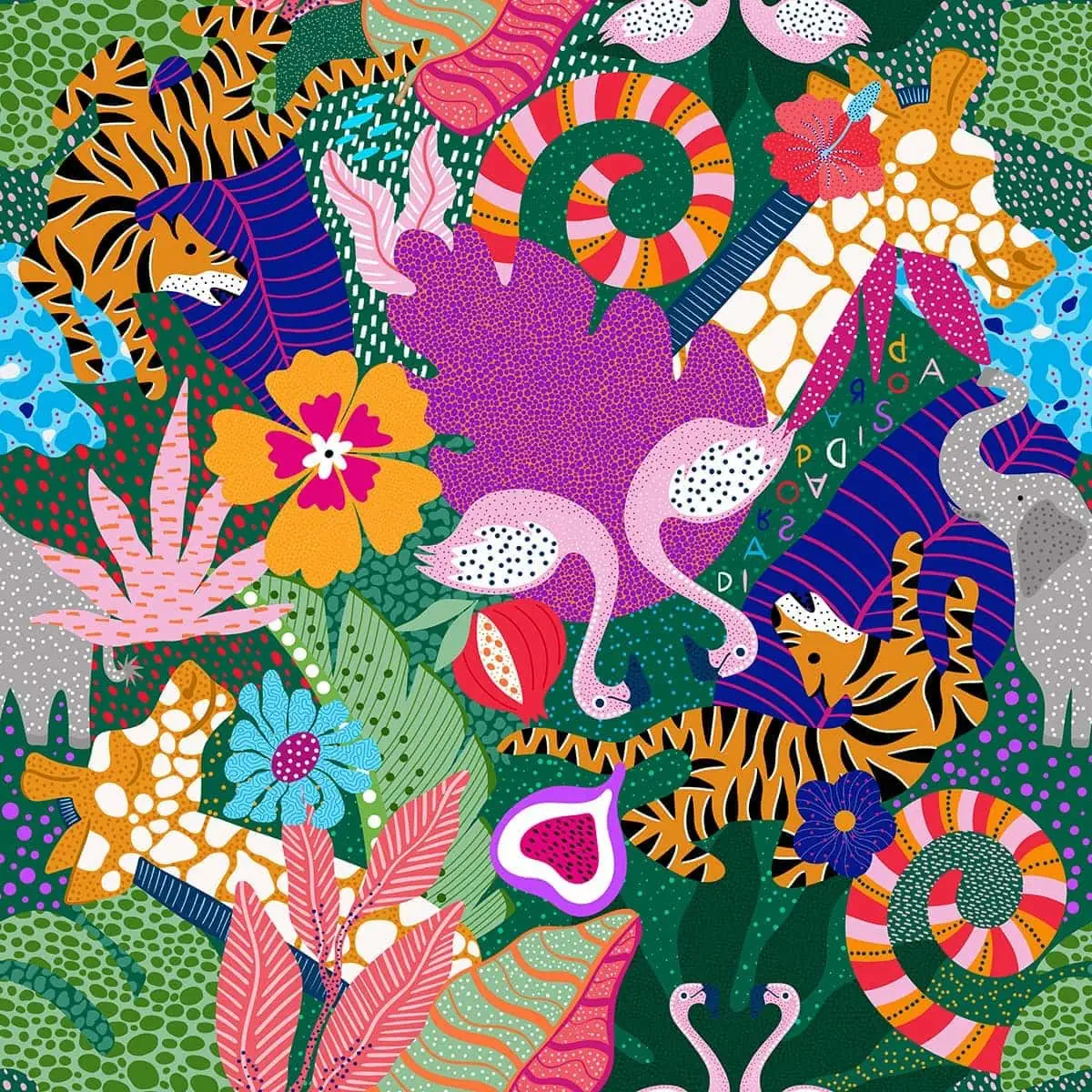 Jedwabna gumka do włosów z unikatowym wzorem z historią - obrazek 5