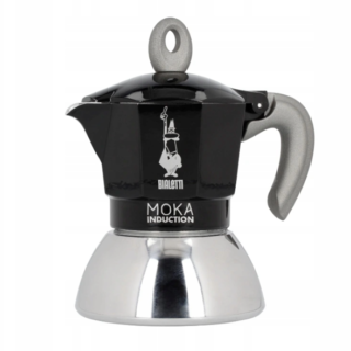4tz czarna Kawiarka Bialetti New Moka Induction na płyty indukcyjne