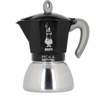 6tz czarna Kawiarka Bialetti New Moka Induction na płyty indukcyjne