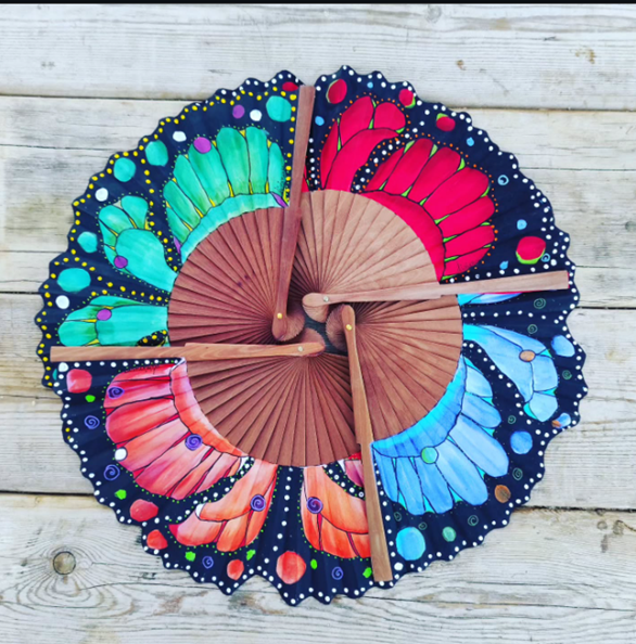 Wachlarz ręcznie malowany w Andaluzji - obrazek 5