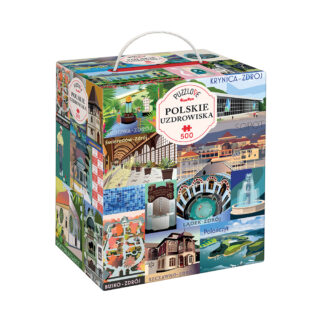 Puzzle z widokiem polskich uzdrowisk 500