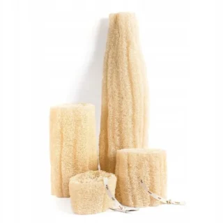 Naturalna gąbka roślinna UBO luffa w różnych rozmiarach ekologiczny prezent do pielęgnacji ciała peeling zero waste